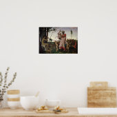 Anacreon, Bacchus und Aphrodite, 1848 Poster (Küche)