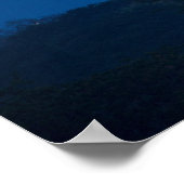 Anada Temple at Twilight Poster (Ecke)