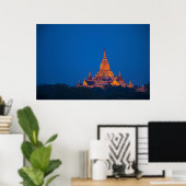 Anada Temple at Twilight Poster (Heimbüro)
