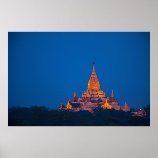 Anada Temple at Twilight Poster (Vorne)