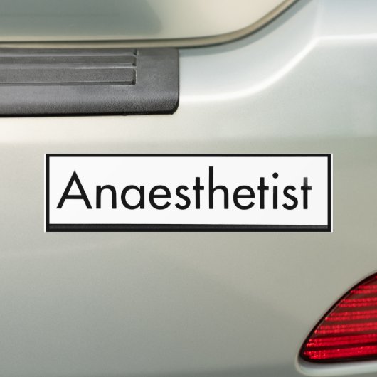 Anaesthetist-Autoaufkleber Autoaufkleber (Auf Auto)