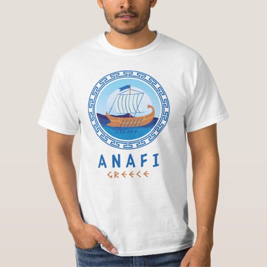 Anafi, Griechenland T-Shirt (Vorderseite)
