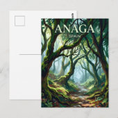 Anaga Ruralpark Spanien Postkarte (Vorne/Hinten)