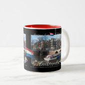 Anaglyph-Tasse Amsterdams Holland 3D Zweifarbige Tasse (VorderseiteRechts)