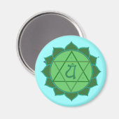 Anahata Chakra Magnet (Vorderseite/Rückseite)