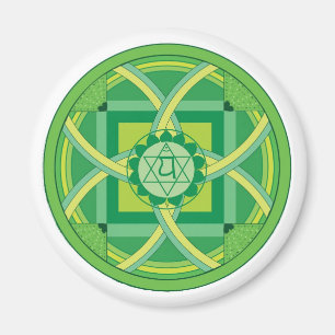 Anahata chakra Mandala Magnet