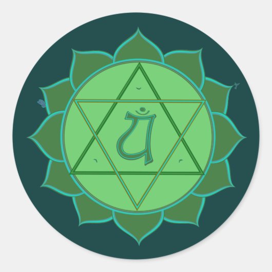 Anahata Chakra Sticker (Vorderseite)