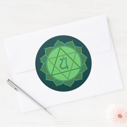 Anahata Chakra Sticker (Umschlag)