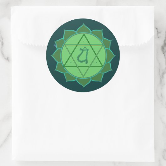 Anahata Chakra Sticker (Tasche)