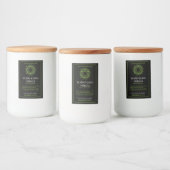 Anahata Heart Chakra Candle Label Lebensmitteletikett (Flaschen)