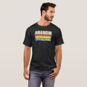 Anaheim California Pride Rainbow Flag Gay Pride T-Shirt (Vorne ganz)