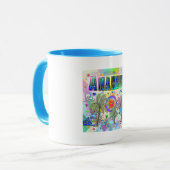 Anaheim Deep Dream Tasse (Vorderseite Links)