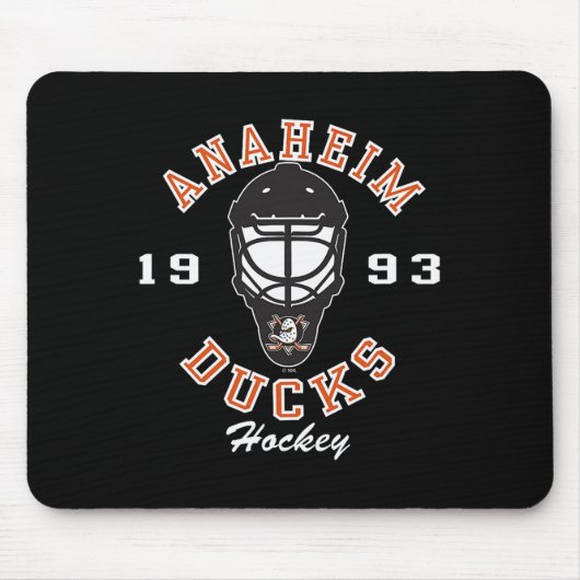 Anaheim Ducks Hockey Mask Black Officially License Mousepad (Vorne)
