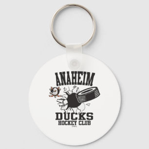 Anaheim Ducks Hockey Puck Burst Orange Offiziell  Schlüsselanhänger
