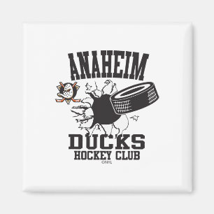 Anaheim Ducks Hockey Puck platzt Orange Offiziell  Magnet