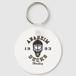 Anaheim Ducks Hockeymaske Orange Offiziell lizenzi Schlüsselanhänger