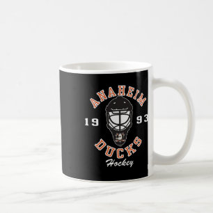 Anaheim Ducks Hockeymaske Schwarz Offiziell Lizenz Kaffeetasse