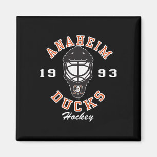 Anaheim Ducks Hockeymaske Schwarz Offiziell Lizenz Magnet