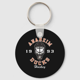 Anaheim Ducks Hockeymaske Schwarz Offiziell Lizenz Schlüsselanhänger