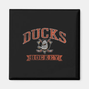 Anaheim Ducks Vintage-Hockey Schwarz Nhl Offiziell Magnet