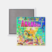 Anaheim Epoch Hour Magnet (Vorderseite/Rückseite)