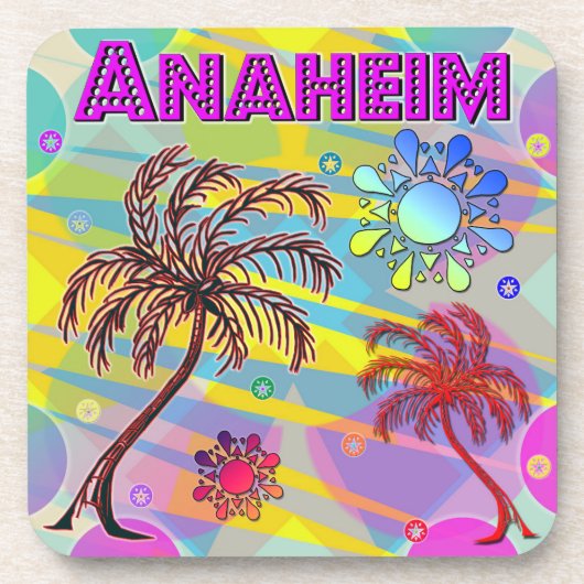 Anaheim Happy and Hope Coster Getränkeuntersetzer (Vorderseite)