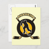 ANAHEIM HOCKEY POSTKARTE (Vorne/Hinten)