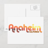 Anaheim, Kalifornien Postkarte (Vorne/Hinten)