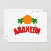 Anaheim, Kalifornien Postkarte (Vorne/Hinten)