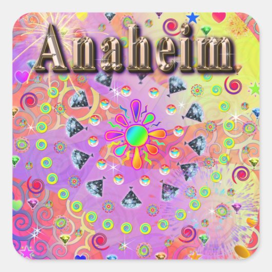 Anaheim Lucky Golden Sticker (Vorderseite)