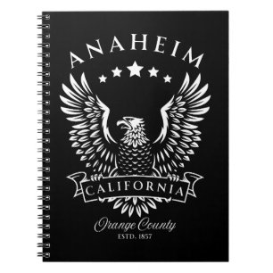 Anaheim Orange County Kalifornien Vintage Adler Notizblock