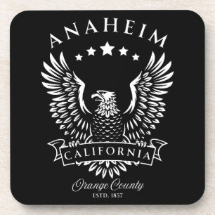 Anaheim Orange Landkreis California Vintag Eagle Getränkeuntersetzer