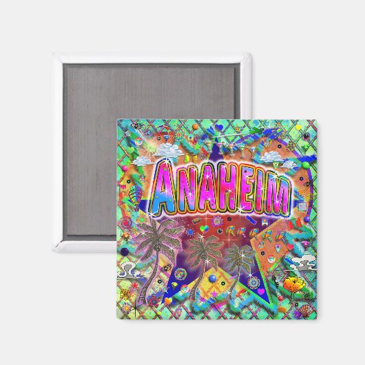 Anaheim-Risikofaktor Magnet (Vorderseite/Rückseite)