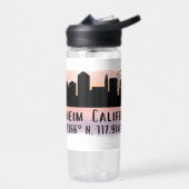 Anaheim Skyline Latitude und Länge Trinkflasche (Links)