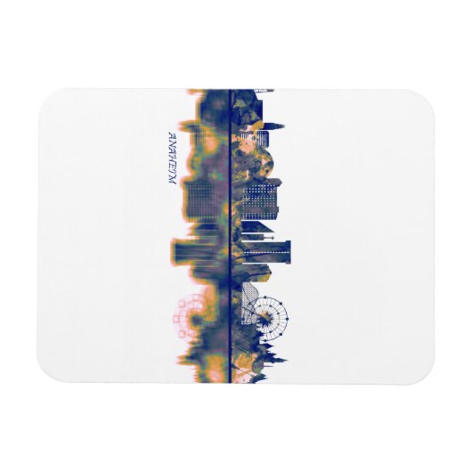 Anaheim Skyline Magnet (Horizontal)