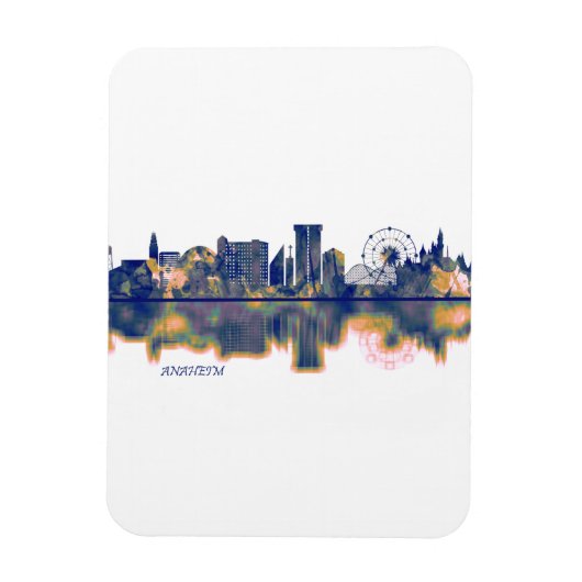 Anaheim Skyline Magnet (Vertikal)