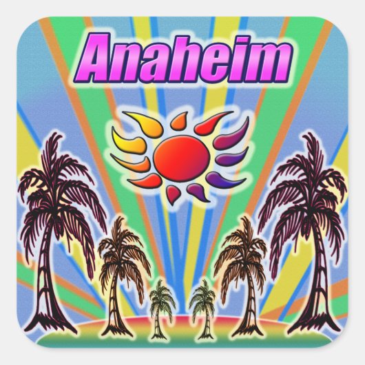 Anaheim Summer Liebe Sticker (Vorderseite)