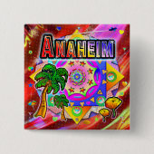 Anaheim Tropical Friends Button (Vorderseite)