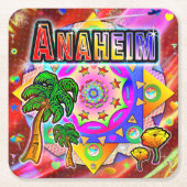 Anaheim Tropical Friends Untersetzer (Vorderseite)