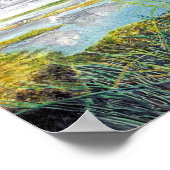 Anahuac, Texas Aquarellbild Poster (Ecke)