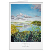 Anahuac, Texas: Aquarellbild von Marie Reeves (Vorne)