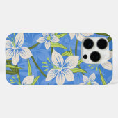 Anaina Hou Hawaiian Tropical Floral Blue Case-Mate iPhone Hülle (Rückseite (Horizontal))