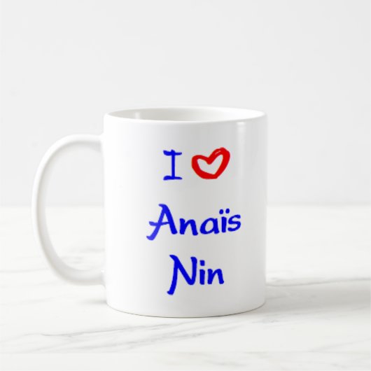 Anais nin kaffeetasse (Links)