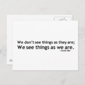 Anais Nin Motivierend Quote Postkarte (Vorne/Hinten)