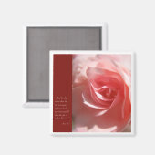 Anais Nin Quote Magnet in Pink (Vorderseite/Rückseite)