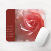 Anais Nin Quote Mousepad in Pink (Mit Mouse)