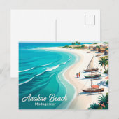 Anakao Strand Madagaskar Postkarte (Vorne/Hinten)
