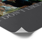 Anakin &amp; Padme Movie Ster I Don't Like Sand  Poster (Ecke)