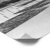 Anakortes, WA View Morrison Mill Fotograf Poster (Ecke)