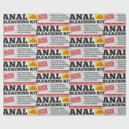 ANAL BLEACHING KIT GESCHENKPAPIER (Flach)